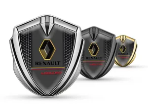 Renault Emblema Metallico Badge Durevole Alta Qualità Costruita
